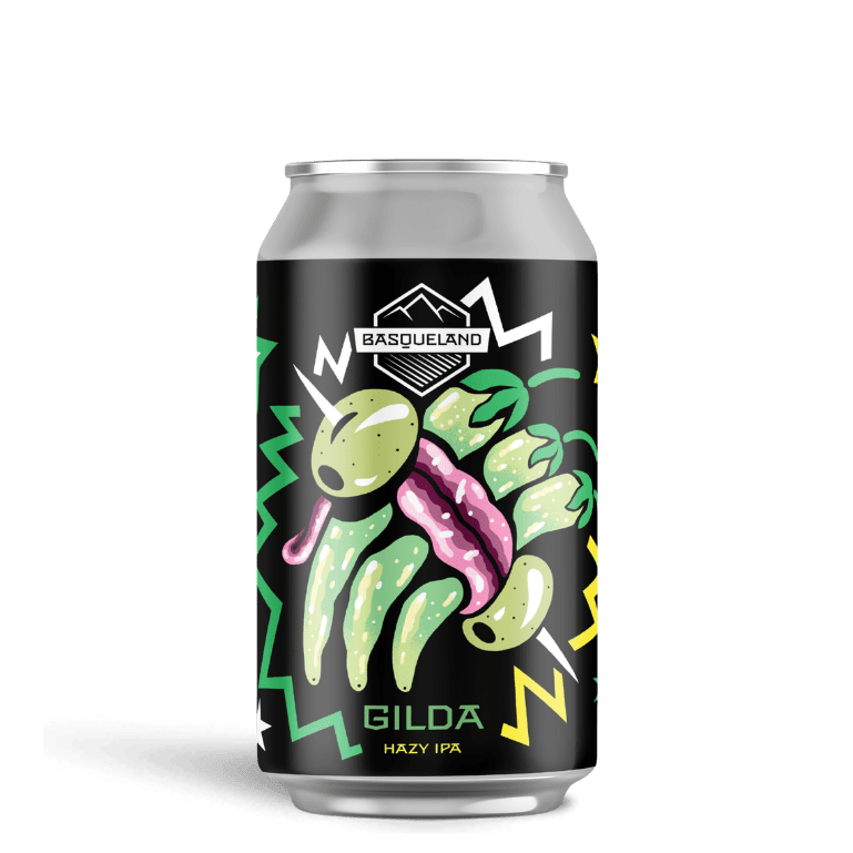 Basqueland Gilda Hazy IPA, 24 latas de 33 cl