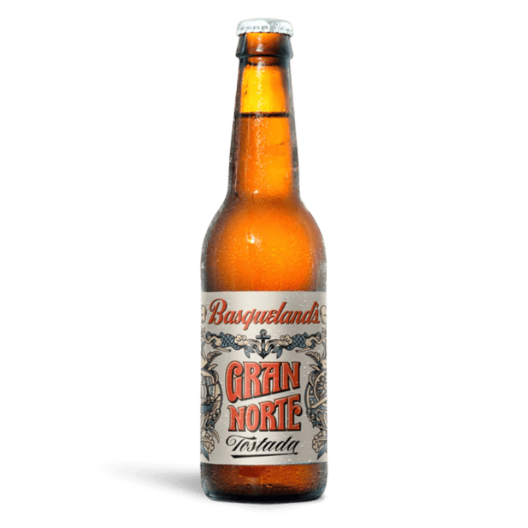 Basqueland Gran Norte Tostada, botella de 33 cl