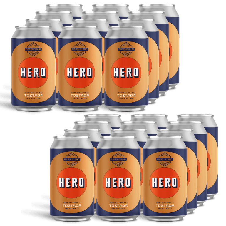 Basqueland Hero Tostada, 24 latas de 33 cl