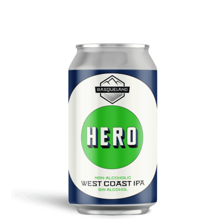 Basqueland Hero West Coast IPA, lata de 33 cl