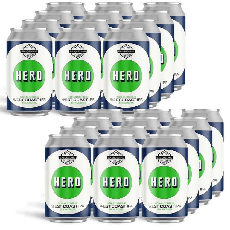 Basqueland Hero West Coast IPA, 24 latas de 33 cl