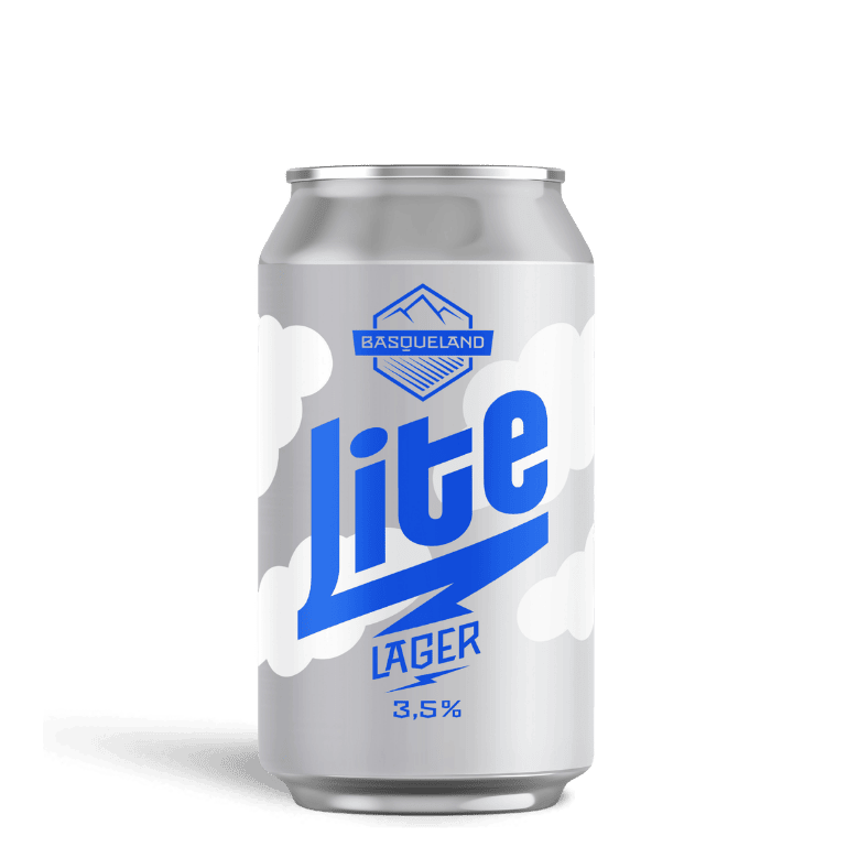 Basqueland Lite Lager, 24 latas de 33 cl