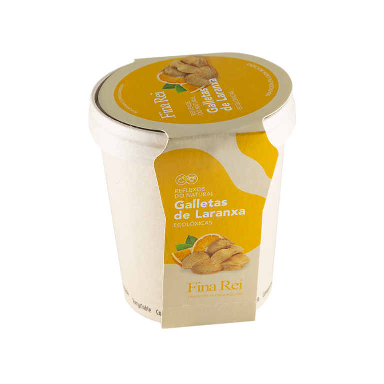 Galletas de nata y naranja de Fina Rei, 160 g