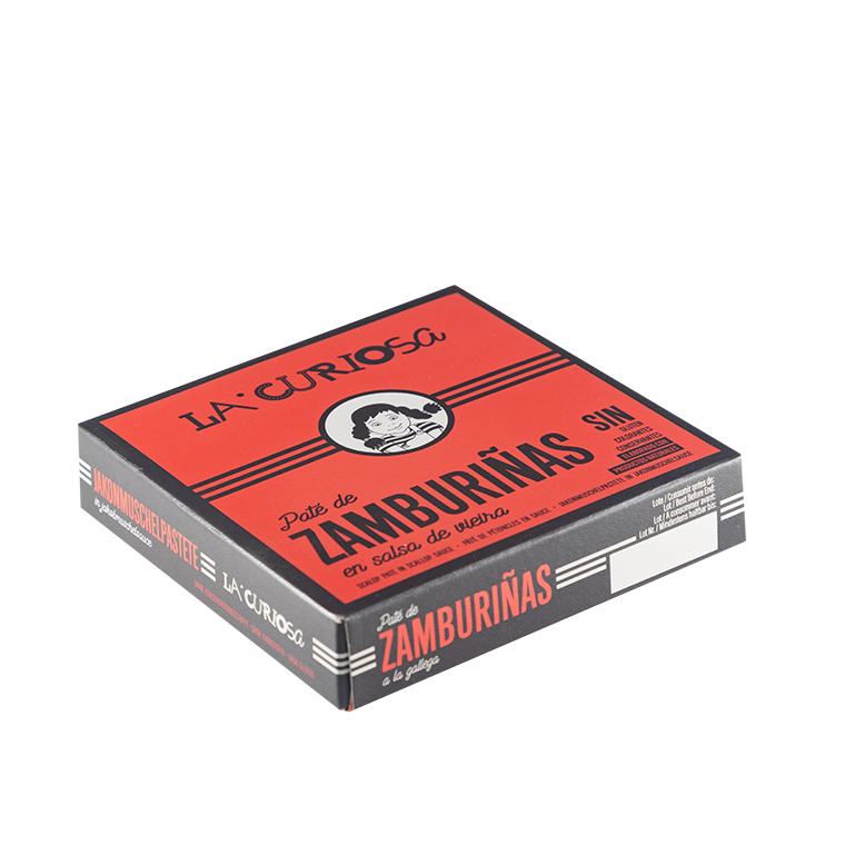 Paté de zamburiña de La Curiosa, 125 g