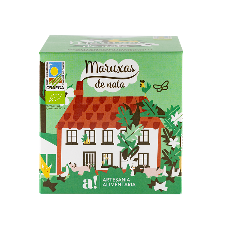 Galletas de nata ecológicas de Maruxas, 200 g