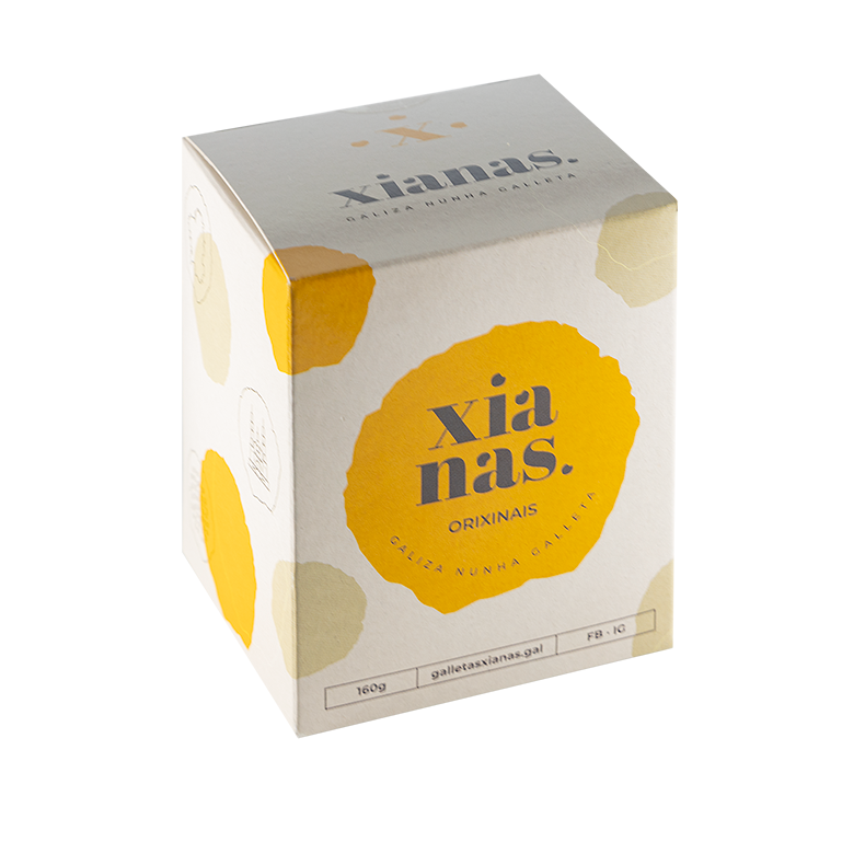 Galletas originales de Xianas, caja de 160 g