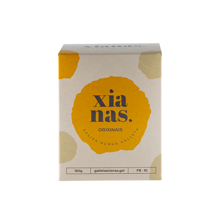 Galletas originales de Xianas, caja de 160 g
