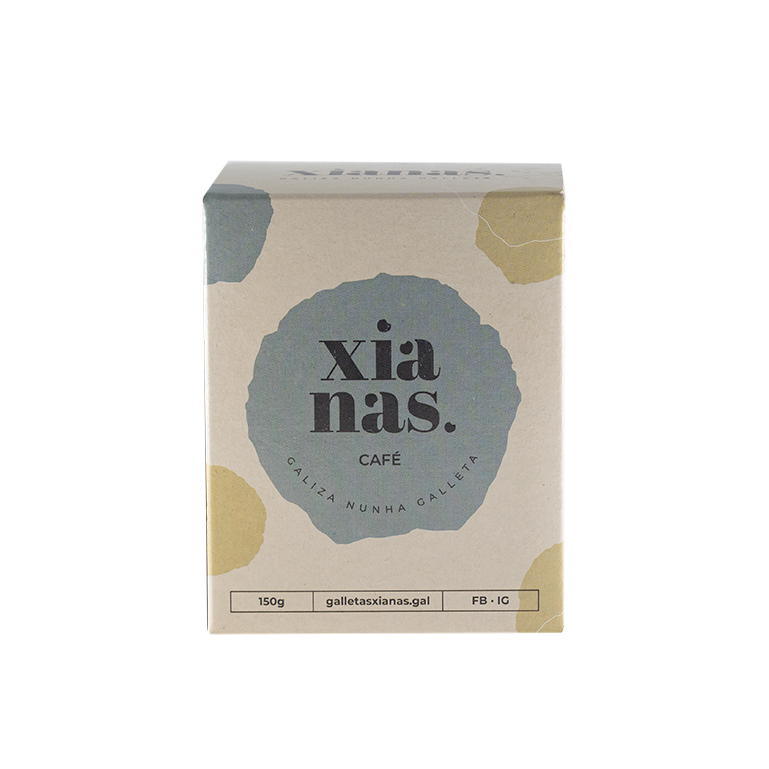 Galletas de Café de Xianas, caja de 150 g