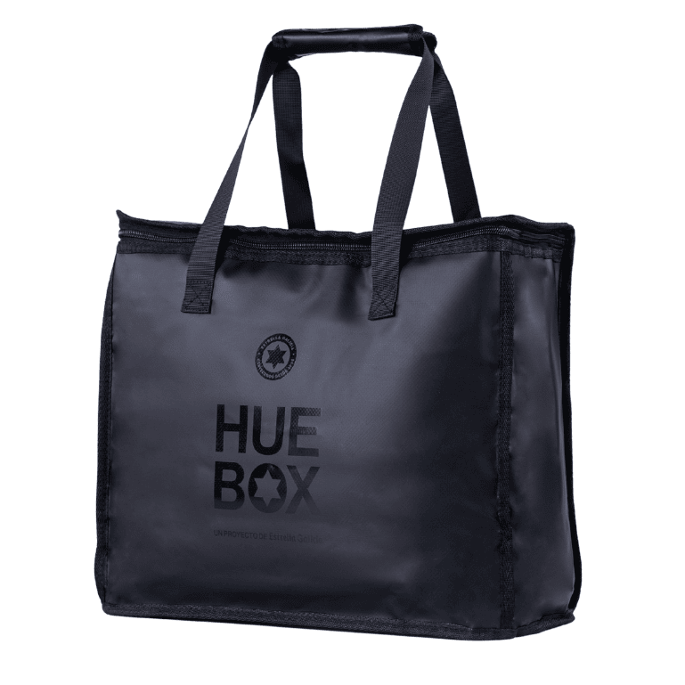 Una bolsa de barriles Keg de Huebox, que es el complemento ligero, resistente y térmico para transportar dos barriles de forma cómoda y mantener la fiesta en marcha.
