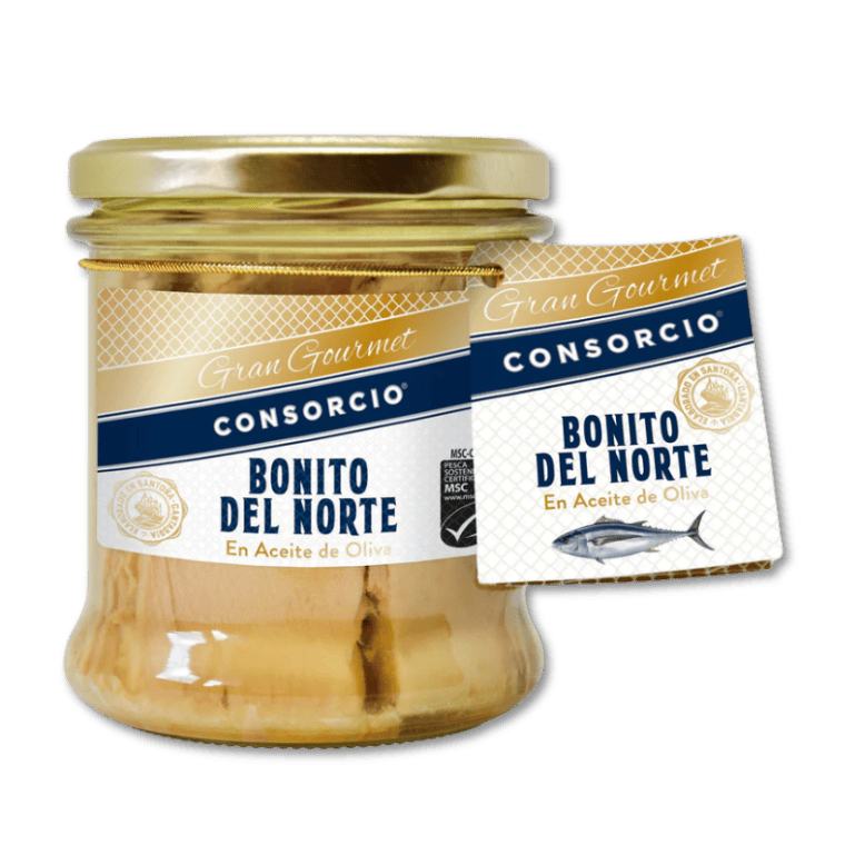 Bonito del Norte en aceite de oliva de Consorcio Gran Reserva, tarro de 190 g