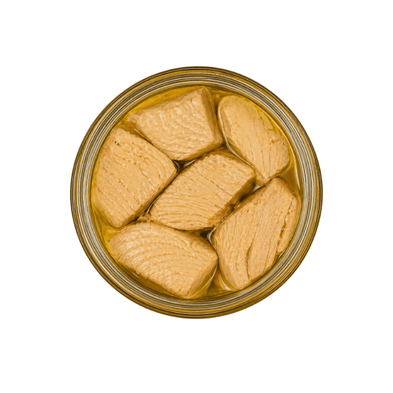 Bonito del norte en aceite de oliva de conservas Ortiz, tarro de 270 g