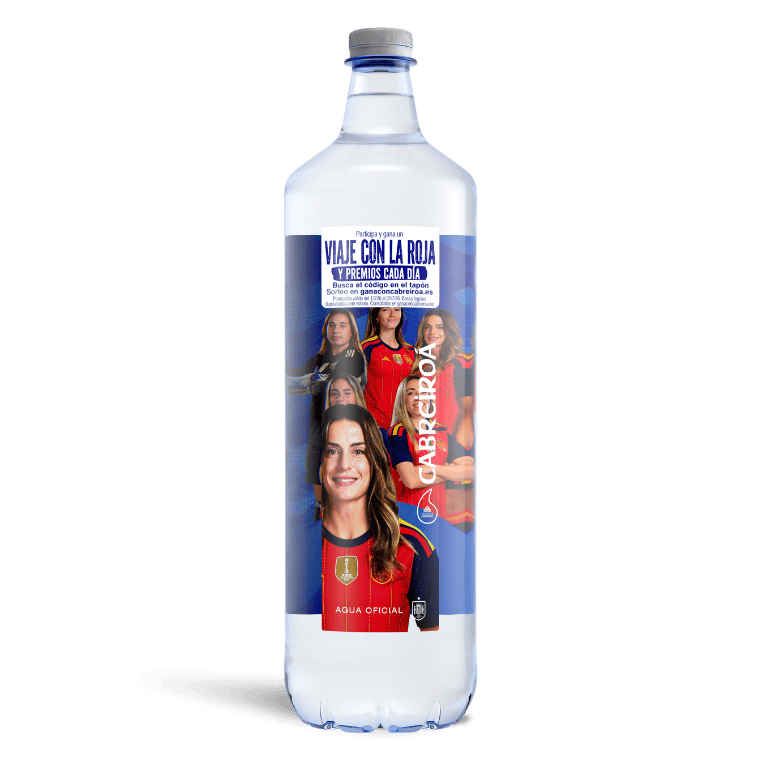 Agua mineral de Cabreiroá, pack 6 botellas de 1,5 l
