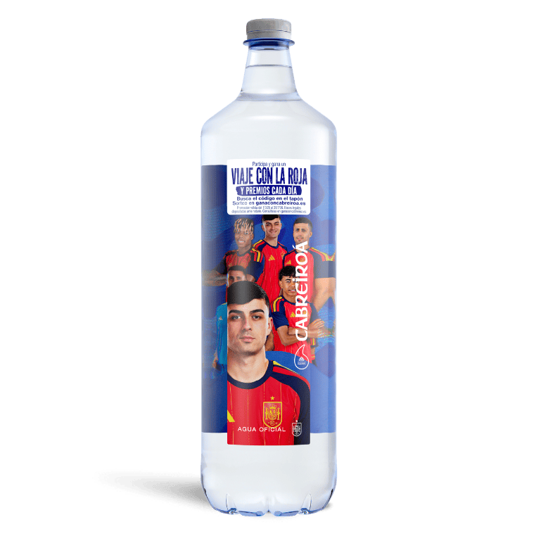 Agua mineral de Cabreiroá, pack 6 botellas de 1,5 l