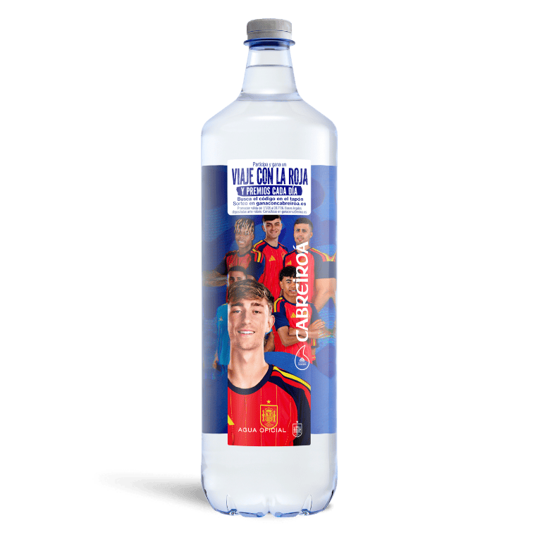 Agua mineral de Cabreiroá, pack 6 botellas de 1,5 l
