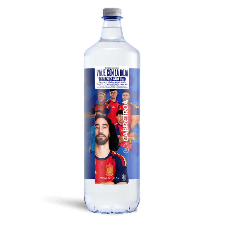 Agua mineral de Cabreiroá, pack 6 botellas de 1,5 l