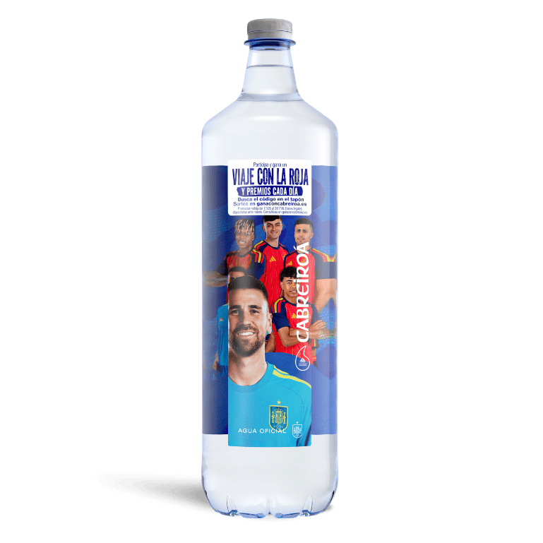 Agua mineral de Cabreiroá, pack 6 botellas de 1,5 l