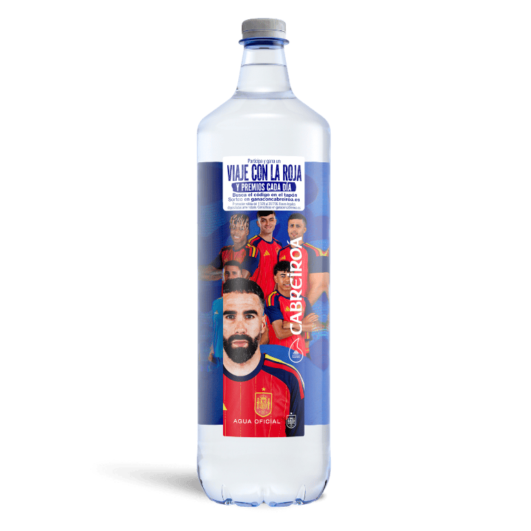 Agua mineral de Cabreiroá, pack 6 botellas de 1,5 l