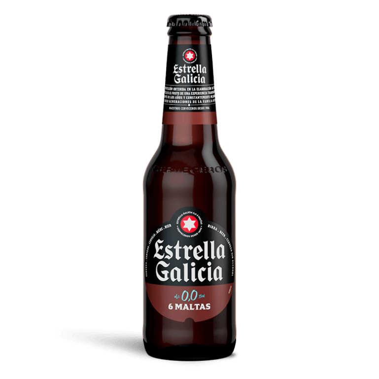 Estrella Galicia 0,0 6 Maltas, 24 botellas de 25 cl