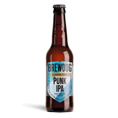 Brewdog Punk IPA sin alcohol, 12 botellas de 33 cl