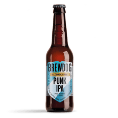 Brewdog Punk IPA sin alcohol, 12 botellas de 33 cl
