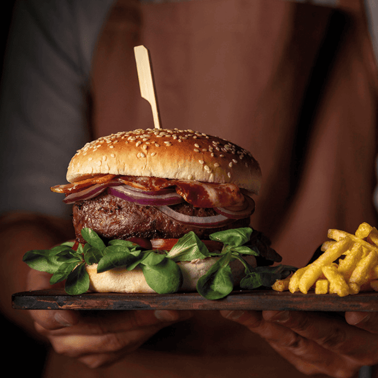 Pack hamburguesas de buey y retinta de Hamburdehesa, 8 unidades