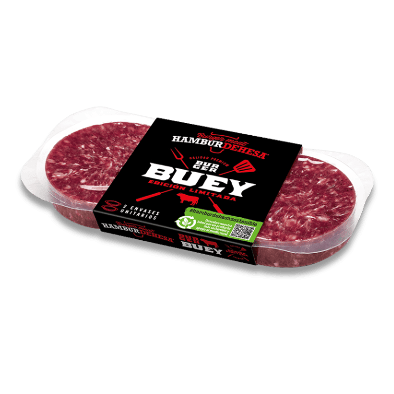 Pack hamburguesas de buey y retinta de Hamburdehesa, 8 unidades
