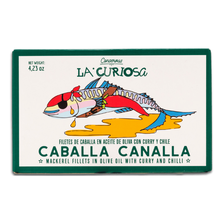 Caballa canalla de conservas La Curiosa, 120 g