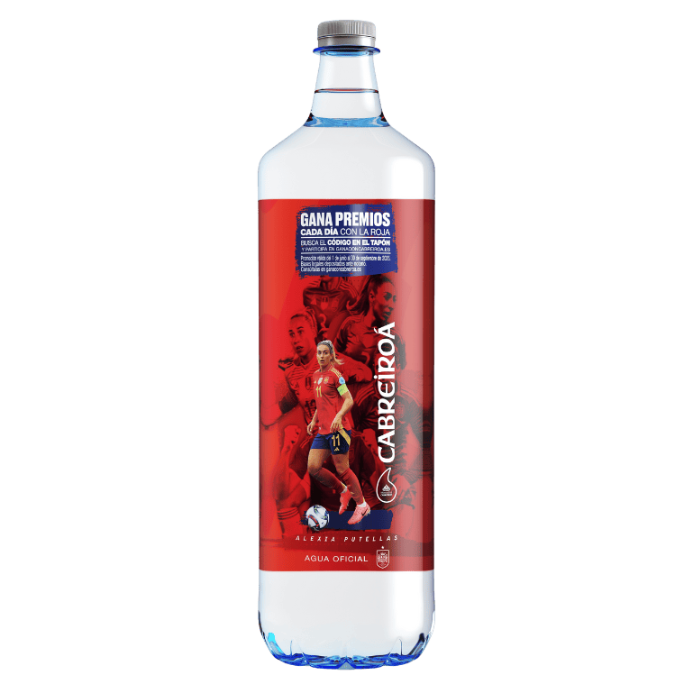 Agua mineral de Cabreiroá, pack 6 botellas de 1,5 l