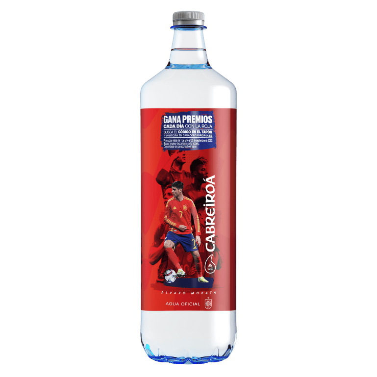 Agua mineral de Cabreiroá, pack 6 botellas de 1,5 l