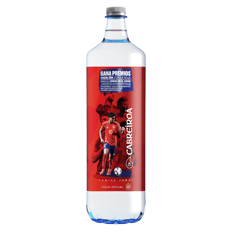 Agua mineral de Cabreiroá, pack 6 botellas de 1,5 l