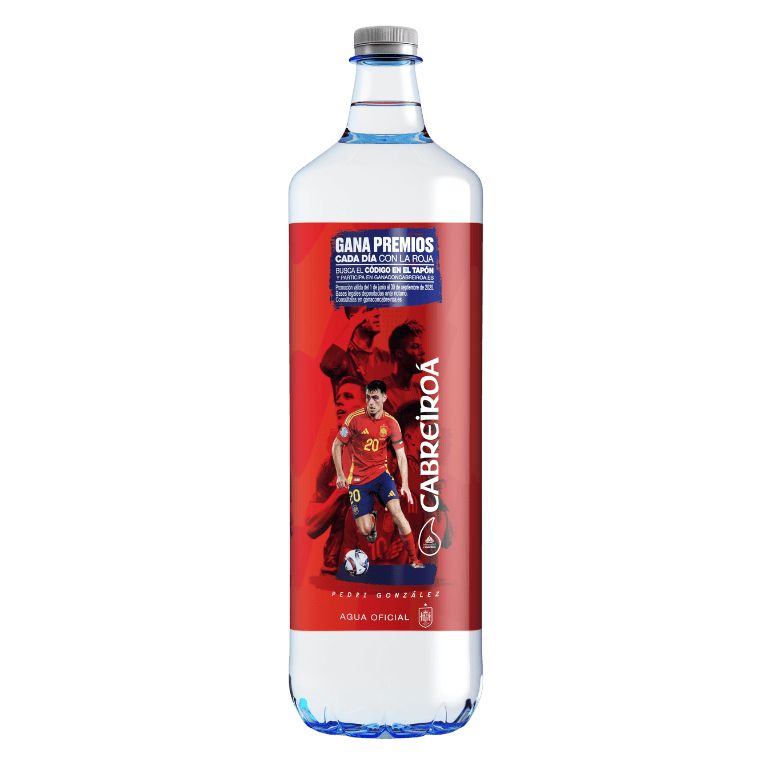 Agua mineral de Cabreiroá, pack 6 botellas de 1,5 l