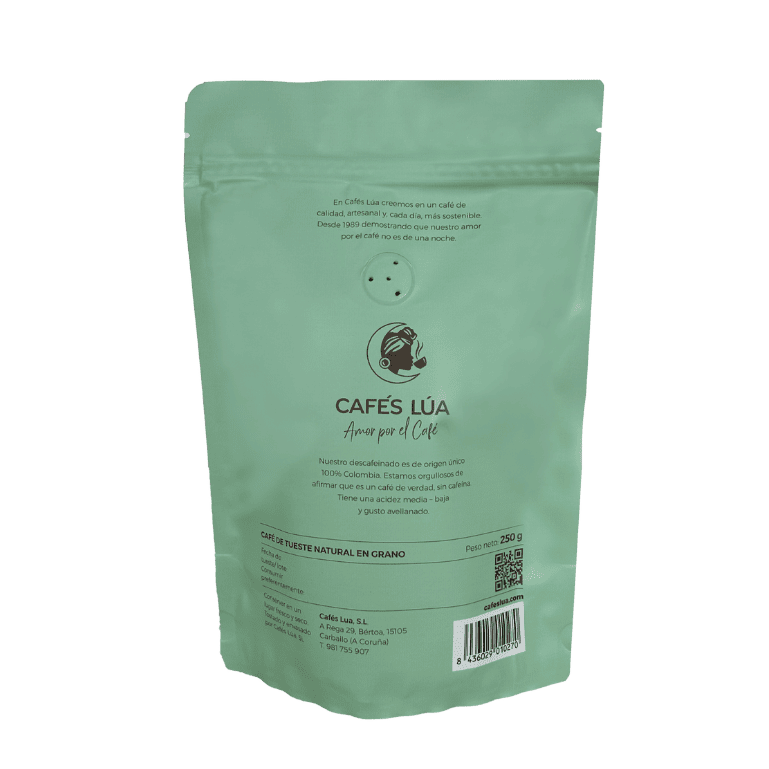Café natural descafeinado de Cafés Lúa, 250 g