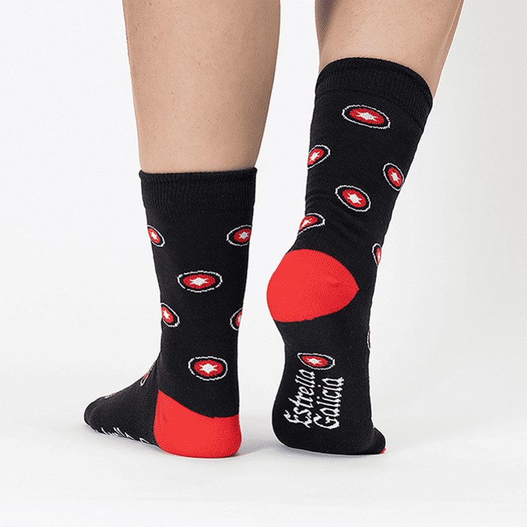 Calcetines Estrella Galicia negros