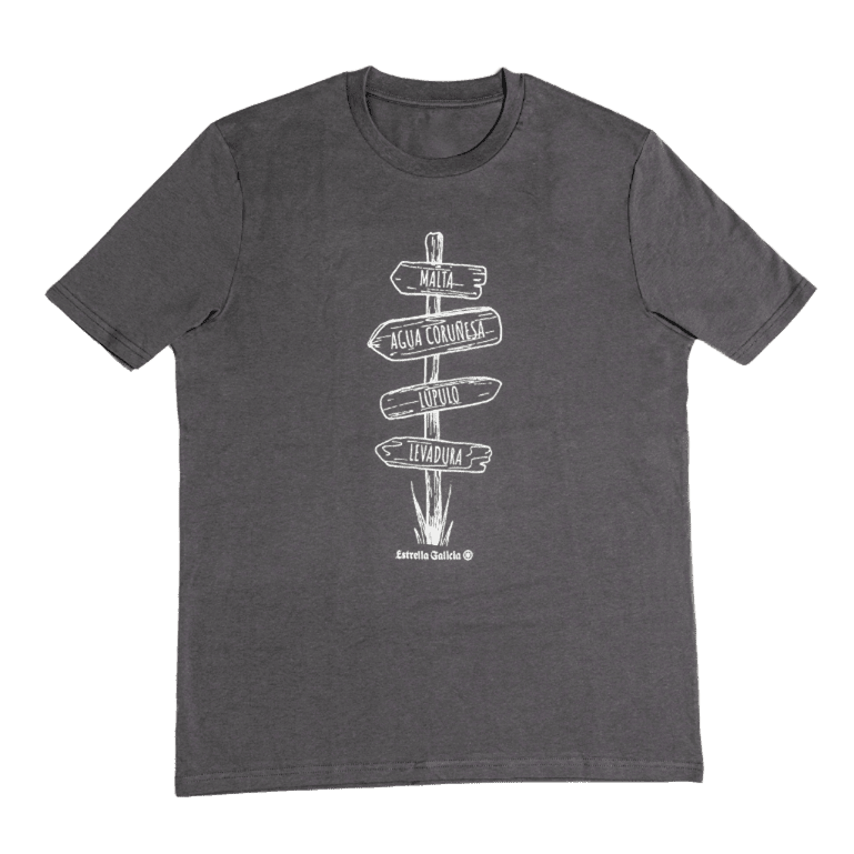 Camiseta Estrella Galicia Edición Señal gris oscuro