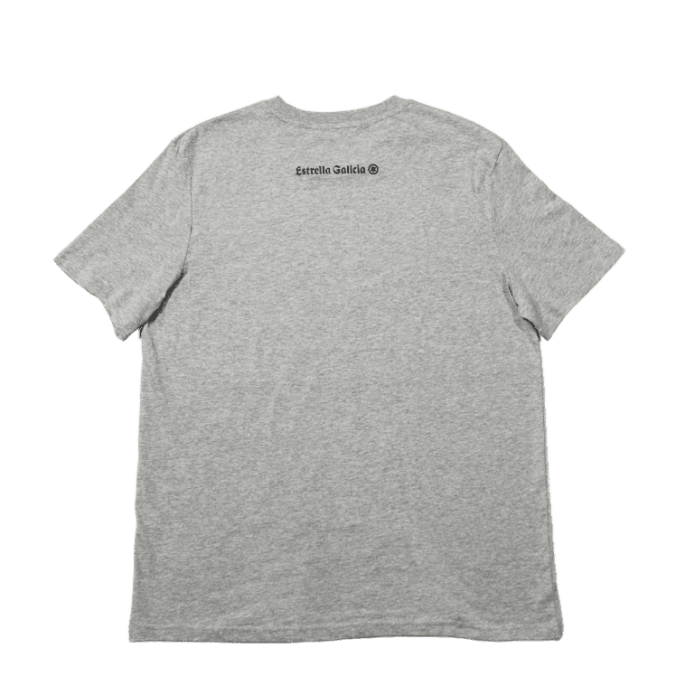 Camiseta Estrella Galicia Edición Bolsillo gris claro
