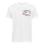 Camiseta casual de algodón con el lema cervecero "Nada que una Estrella Galicia no pueda arreglar", disponible en color blanco y con varias tallas, muy cómoda y a la moda.