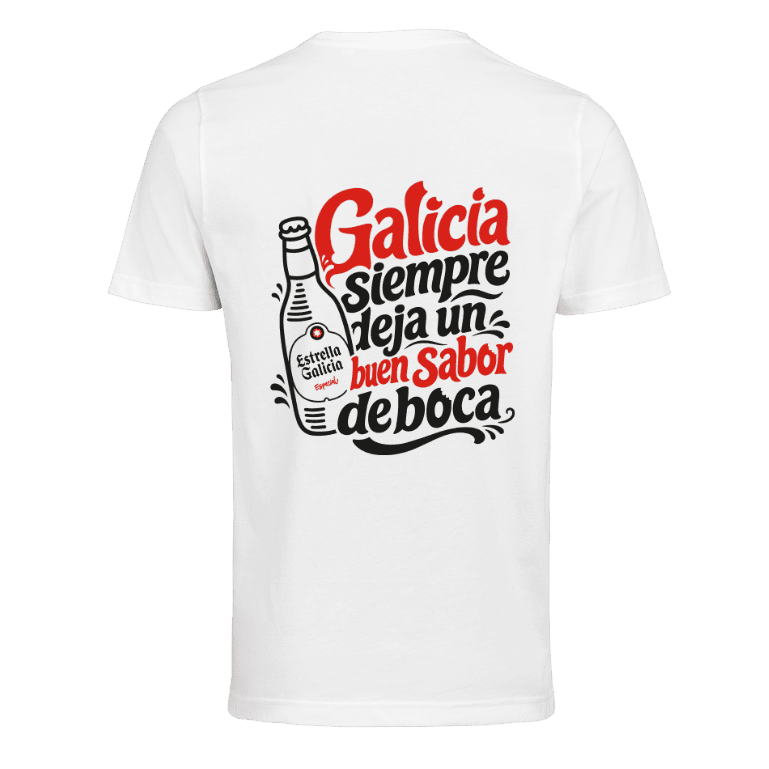 Camiseta edición “Galicia siempre deja un buen sabor de boca”
