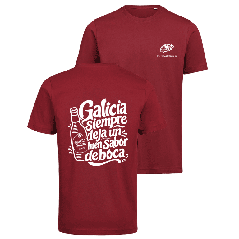 Camiseta edición “Galicia siempre deja un buen sabor de boca”
