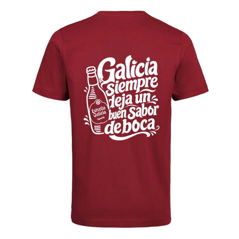 Camiseta edición “Galicia siempre deja un buen sabor de boca”