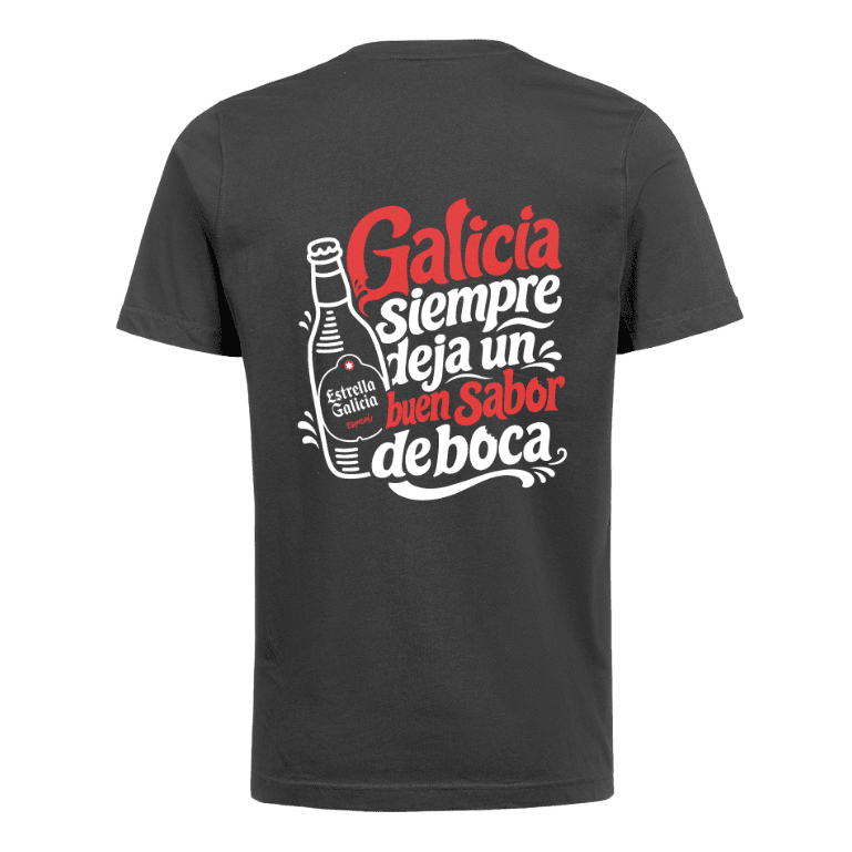 Camiseta edición “Galicia siempre deja un buen sabor de boca”