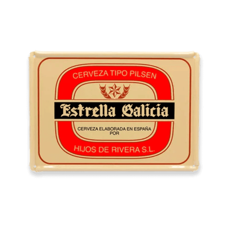 Chapa vintage Estrella Galicia Pilsen