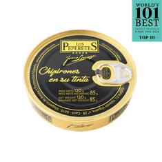 Chipirones en su tinta de Los Peperetes, lata de 120 g