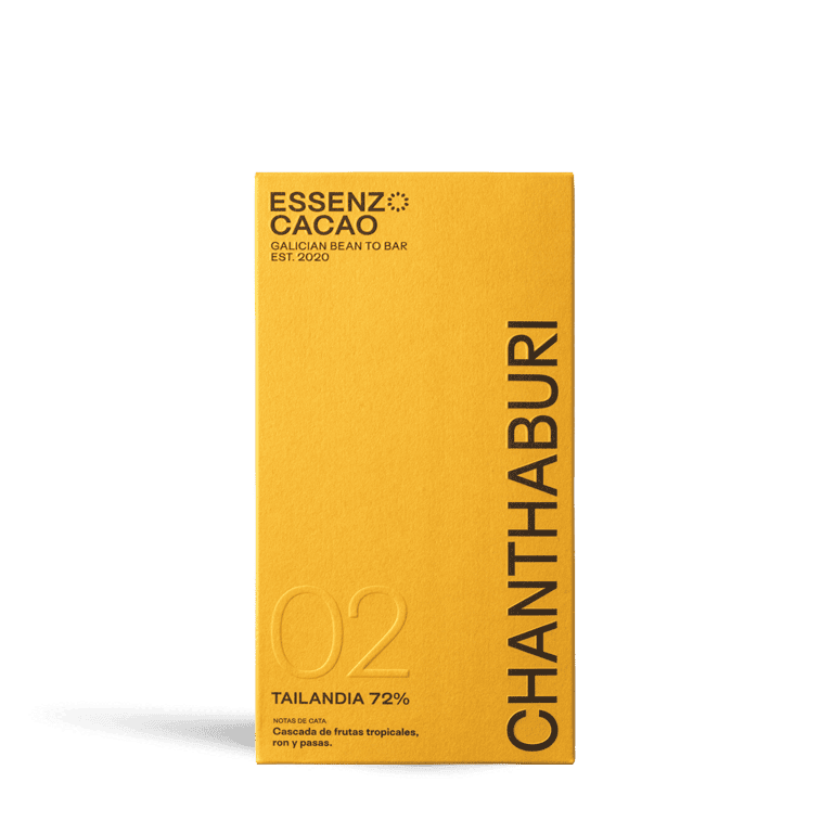 Chocolate Chanthaburi Essenzo Tailandia 72% de Essenzo Cacao, 1 tableta de 80 g