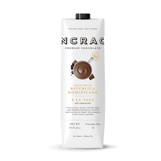 Chocolate a la taza origen República Dominicana de Pancracio, botella de 1 l