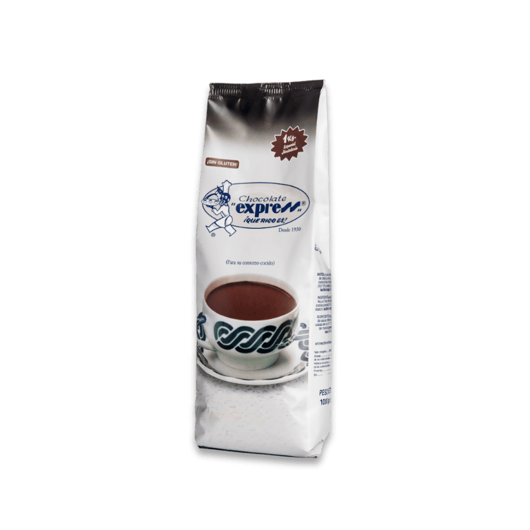 Chocolate en polvo con harina azucarado de Chocolate Express, 1 bolsa de 1 kg
