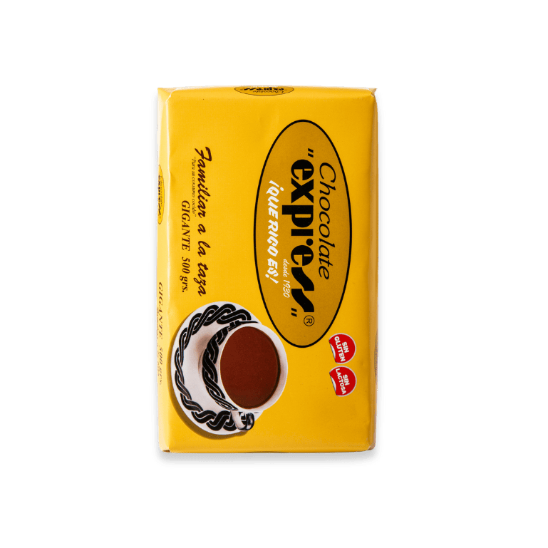 Chocolate familiar a la taza de Chocolate Express, 1 tableta de 500 g