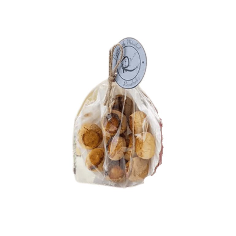 Una bolsa Concha Mirables de Rosabeles ideal para compartir en reuniones, son crujientes y hechas de manera artesanal con ingredientes de alta calidad