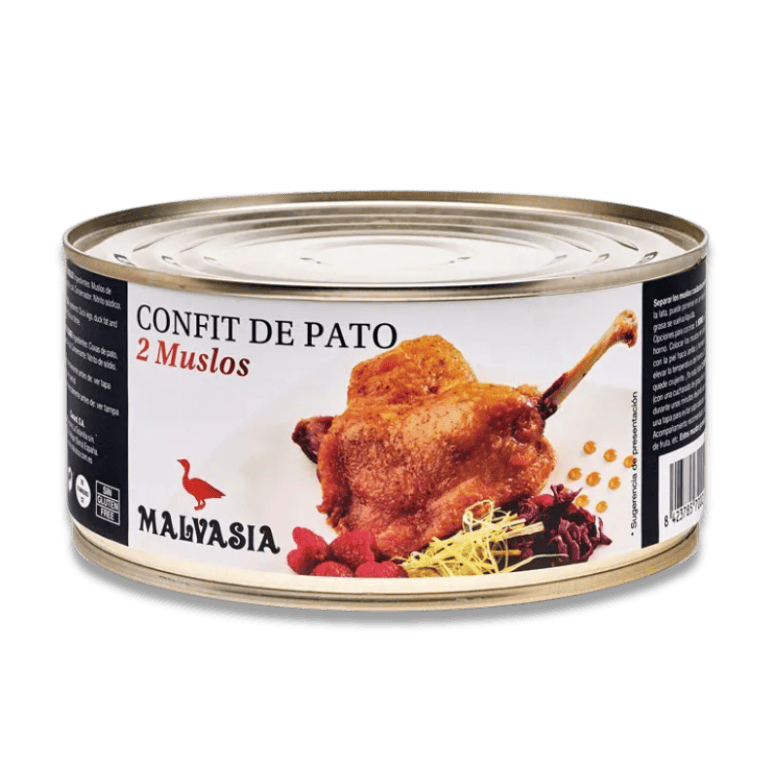 Confit de pato 2 muslos de Malvasía, 850 g