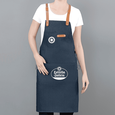 Delantal peto vaquero de Estrella Galicia