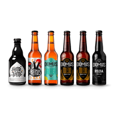 Domus mix 5 recetas, 6 botellas de 33 cl